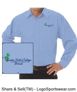 Florida Bible College Dress Shirt Design Zoom